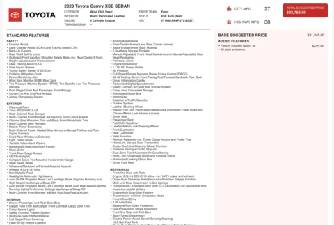 Photos of 2023 Toyota Camry XSE for sale in Alvin, TX at Auto Boutique Texas