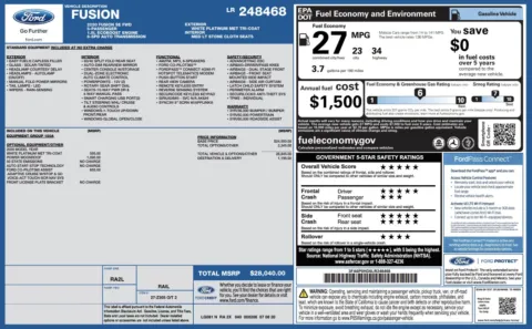 Photos of 2020 Ford Fusion SE for sale in Alvin, TX at Auto Boutique Texas