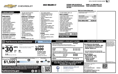 Photos of 2023 Chevrolet Malibu LT for sale in Alvin, TX at Auto Boutique Texas