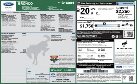 Photos of 2022 Ford Bronco Outer Banks for sale in Alvin, TX at Auto Boutique Texas