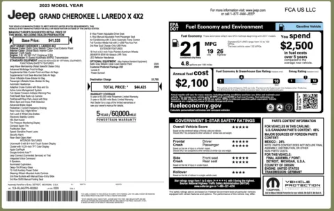 Photos of 2023 Jeep Grand Cherokee L Laredo X for sale in Alvin, TX at Auto Boutique Texas