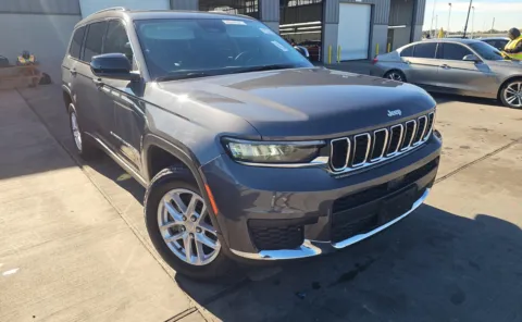 Gray 2023 Jeep Grand Cherokee L Laredo X for sale in Alvin, TX