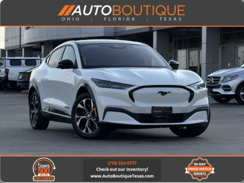 White 2021 Ford Mustang Mach-E Premium for sale in Alvin, TX