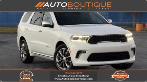White 2021 Dodge Durango Citadel for sale in Alvin, TX