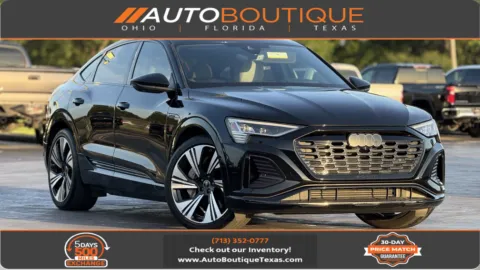 Black 2024 Audi Q8 e-tron Sportback S line Prestige for sale in Alvin, TX