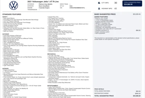 Photos of 2021 Volkswagen Jetta SE for sale in Alvin, TX at Auto Boutique Texas