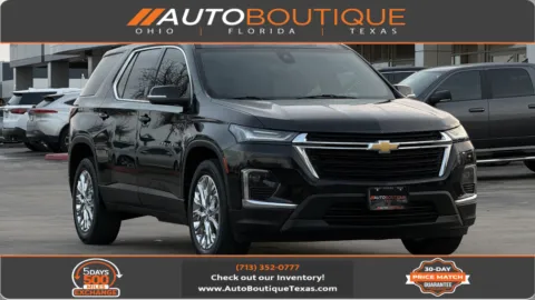 Black 2023 Chevrolet Traverse LS for sale in Alvin, TX