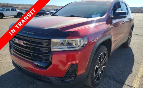 Red 2021 GMC Acadia SLE for sale in Alvin, TX