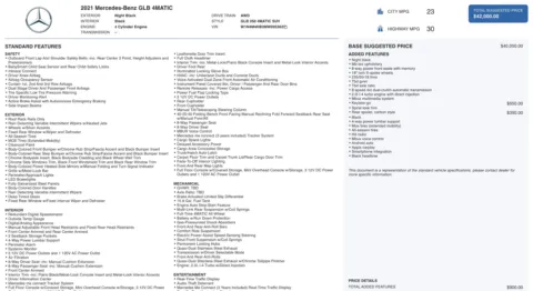 Photos of 2021 Mercedes-Benz GLB 250 for sale in Alvin, TX at Auto Boutique Texas