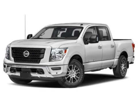 White 2021 Nissan Titan SV for sale in Alvin, TX