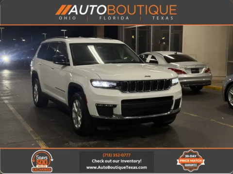 White 2023 Jeep Grand Cherokee L Limited for sale in Alvin, TX