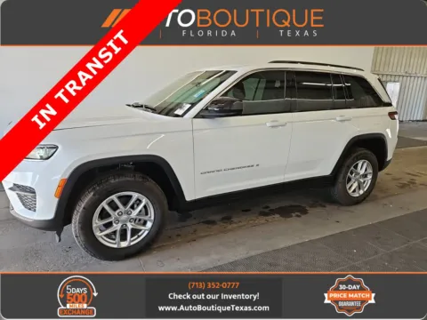White 2025 Jeep Grand Cherokee Laredo X for sale in Alvin, TX