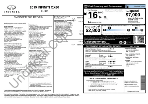 More photos of 2019 INFINITI QX80 LUXE at Auto Boutique Texas, TX