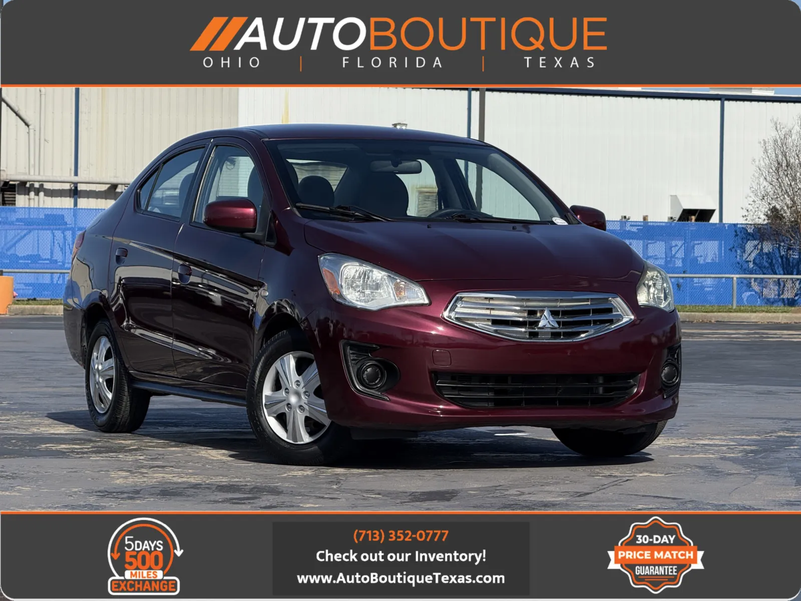 Gray 2019 Mitsubishi Mirage G4 ES for sale in Alvin, TX