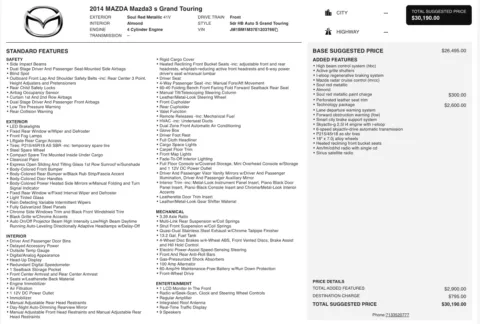 More photos of 2014 Mazda Mazda3 s Grand Touring at Auto Boutique Texas, TX