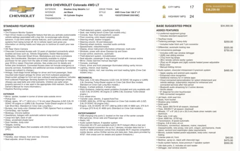 Photos of 2019 Chevrolet Colorado 4WD LT for sale in Alvin, TX at Auto Boutique Texas