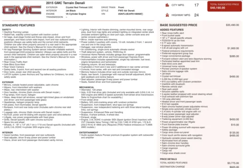 Photos of 2015 GMC Terrain Denali for sale in Alvin, TX at Auto Boutique Texas