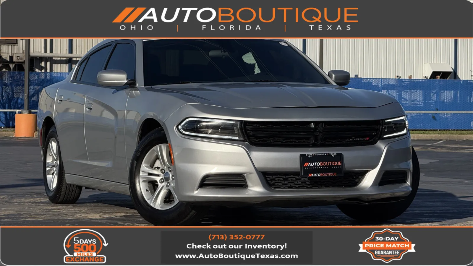 Silver 2022 Dodge Charger SXT for sale in Alvin, TX