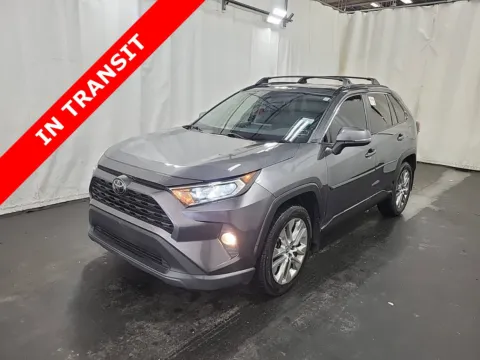 Gray 2021 Toyota RAV4 XLE Premium for sale in Alvin, TX