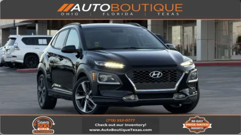 Black 2018 Hyundai Kona Limited for sale in Alvin, TX