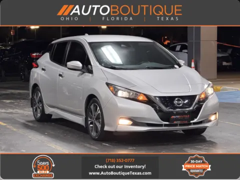Silver 2021 Nissan LEAF SV for sale in Alvin, TX