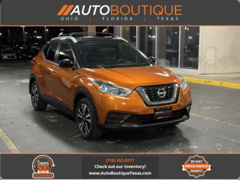 Orange 2019 Nissan Kicks SV for sale in Alvin, TX