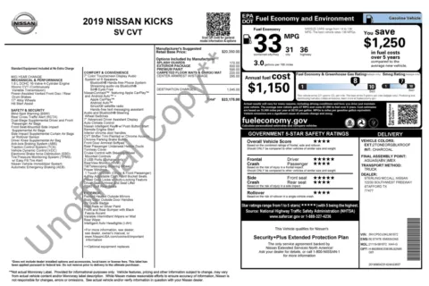 More photos of 2019 Nissan Kicks SV at Auto Boutique Texas, TX