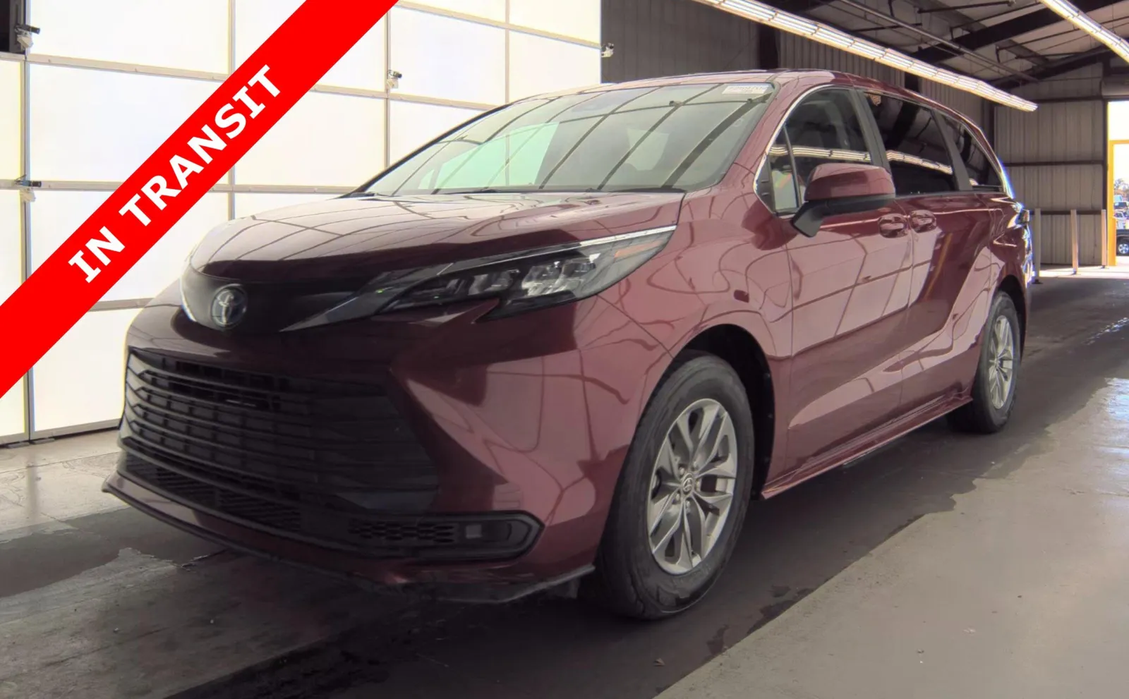 Red 2024 Toyota Sienna LE for sale in Alvin, TX