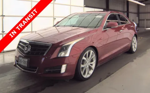 Red 2014 Cadillac ATS Premium RWD for sale in Alvin, TX