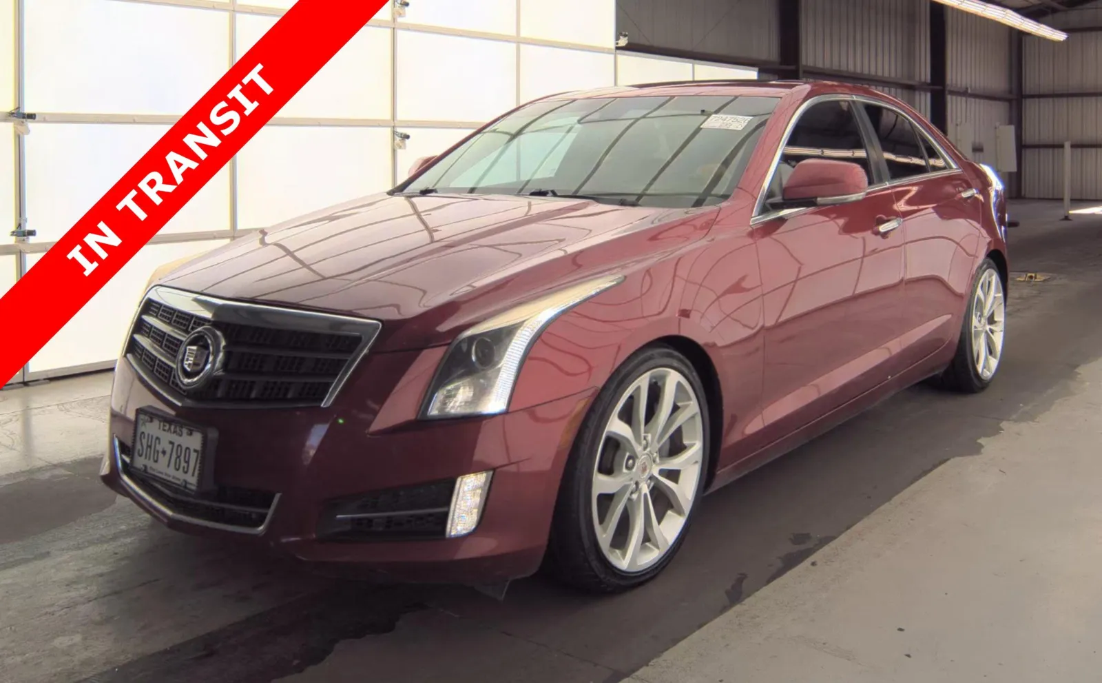 Red 2014 Cadillac ATS Premium RWD for sale in Alvin, TX