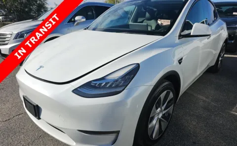 White 2021 Tesla Model Y Long Range for sale in Alvin, TX