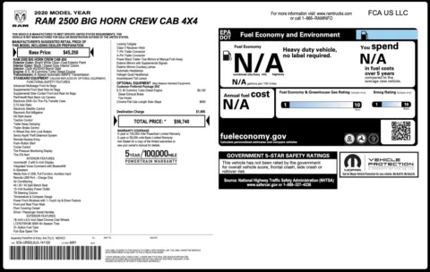 Photos of 2020 Ram 2500 Big Horn for sale in Alvin, TX at Auto Boutique Texas