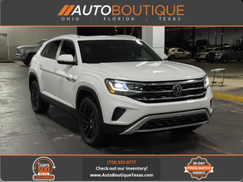 White 2022 Volkswagen Atlas Cross Sport 3.6L V6 SE w Technology for sale in Alvin, TX