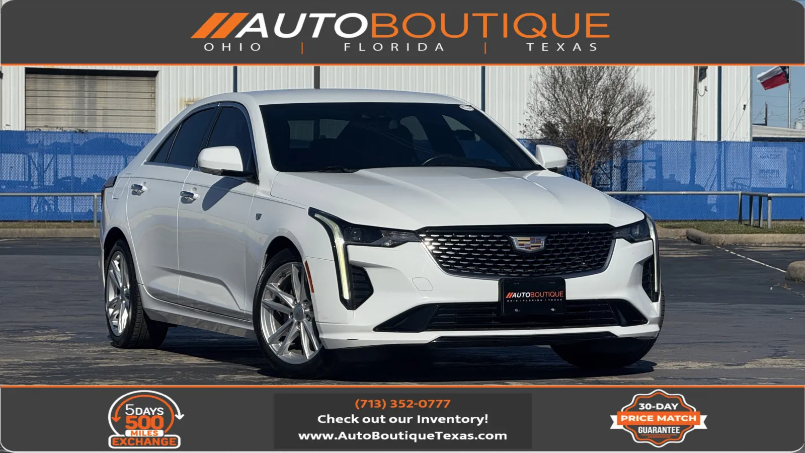 White 2024 Cadillac CT4 Luxury for sale in Alvin, TX