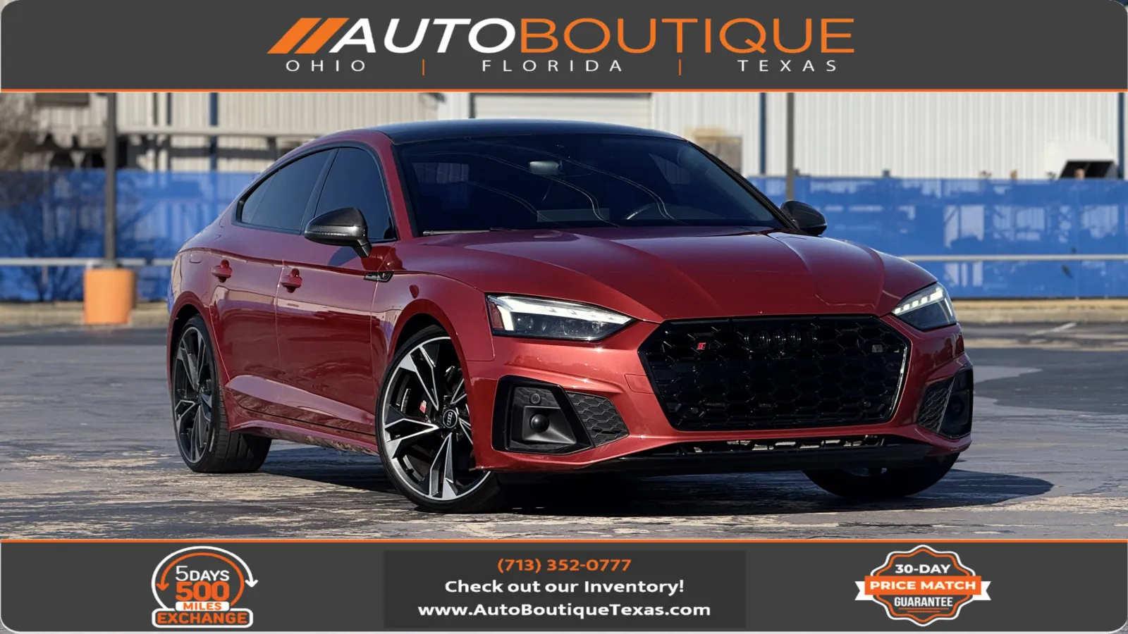 Red 2023 Audi S5 Sportback Premium Plus for sale in Alvin, TX