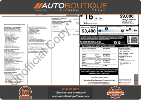 Gray 2023 Nissan Armada SV for sale in Alvin, TX