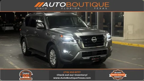 Gray 2023 Nissan Armada SV for sale in Alvin, TX