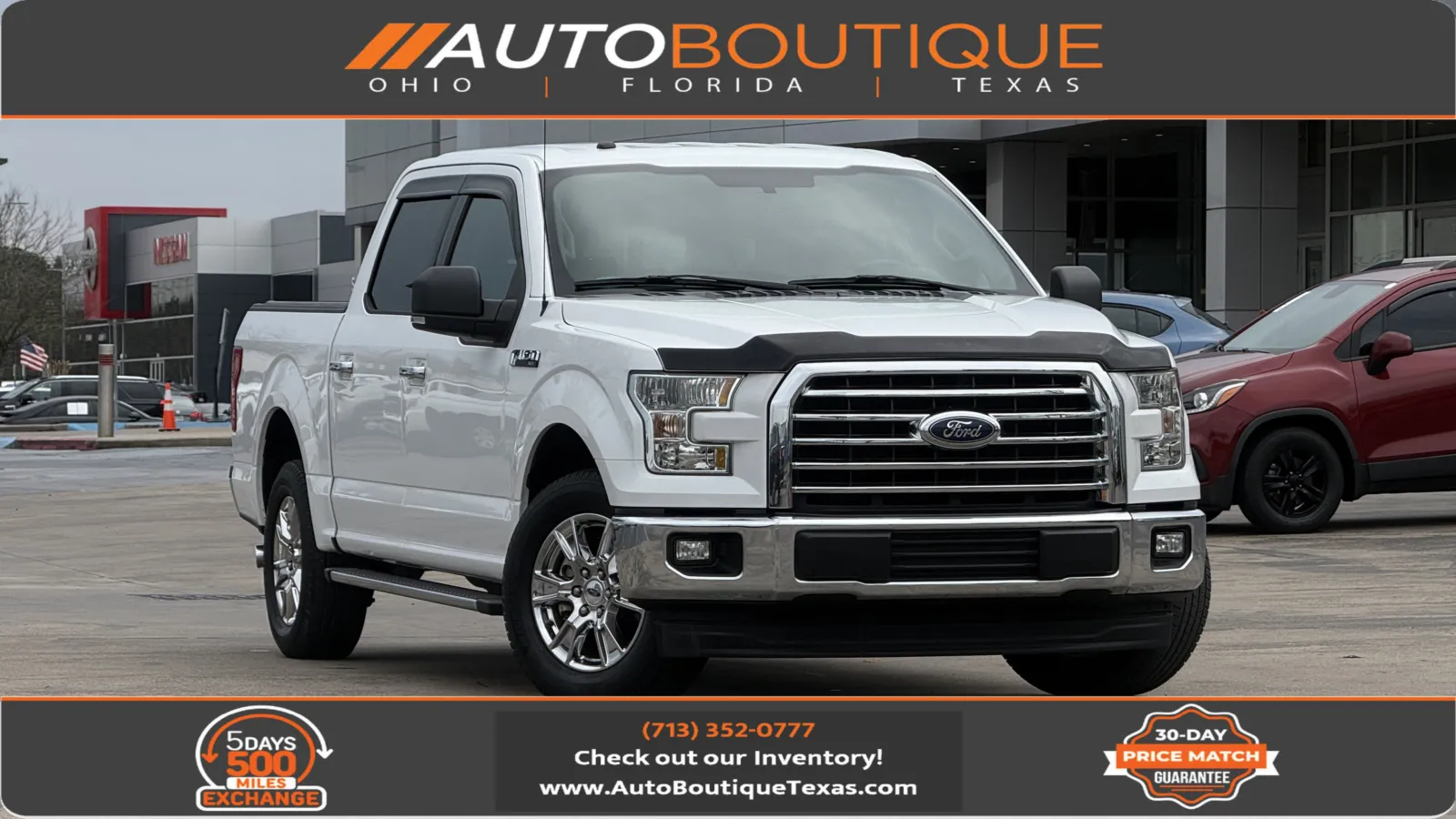 White 2017 Ford F-150 XLT for sale in Alvin, TX