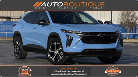 Blue 2024 Chevrolet Trax 1RS for sale in Alvin, TX