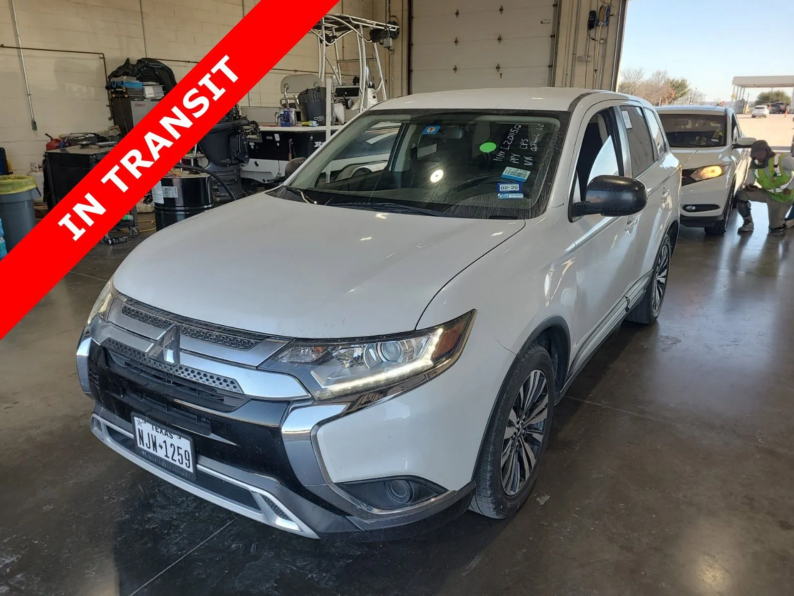 White 2020 Mitsubishi Outlander ES for sale in Alvin, TX