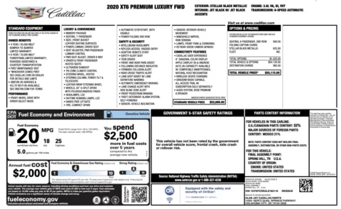 Photos of 2020 Cadillac XT6 FWD Premium Luxury for sale in Alvin, TX at Auto Boutique Texas