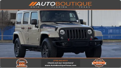 Beige 2018 Jeep Wrangler JK Unlimited Rubicon Recon for sale in Alvin, TX