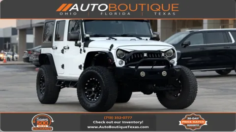 White 2017 Jeep Wrangler Unlimited Sport for sale in Alvin, TX