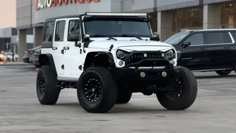 White 2017 Jeep Wrangler Unlimited Sport for sale in Alvin, TX