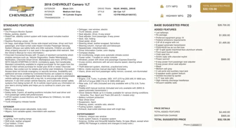 Photos of 2018 Chevrolet Camaro 1LT for sale in Alvin, TX at Auto Boutique Texas