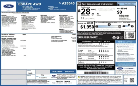Photos of 2024 Ford Escape Active for sale in Alvin, TX at Auto Boutique Texas