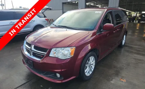 Red 2020 Dodge Grand Caravan SXT for sale in Alvin, TX