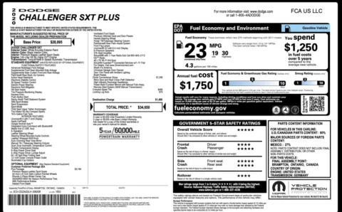 Photos of 2020 Dodge Challenger SXT for sale in Alvin, TX at Auto Boutique Texas