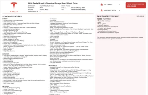 Photos of 2020 Tesla Model 3 Standard Range for sale in Alvin, TX at Auto Boutique Texas