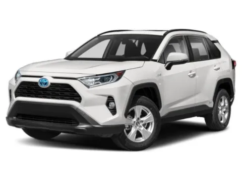 Gray 2021 Toyota RAV4 Hybrid XLE for sale in Alvin, TX